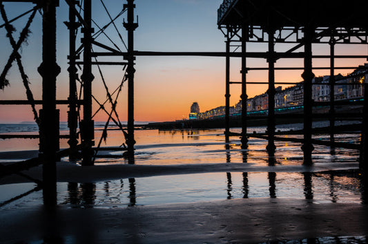 Marina Building and Bottle Alley from Hastings Pier